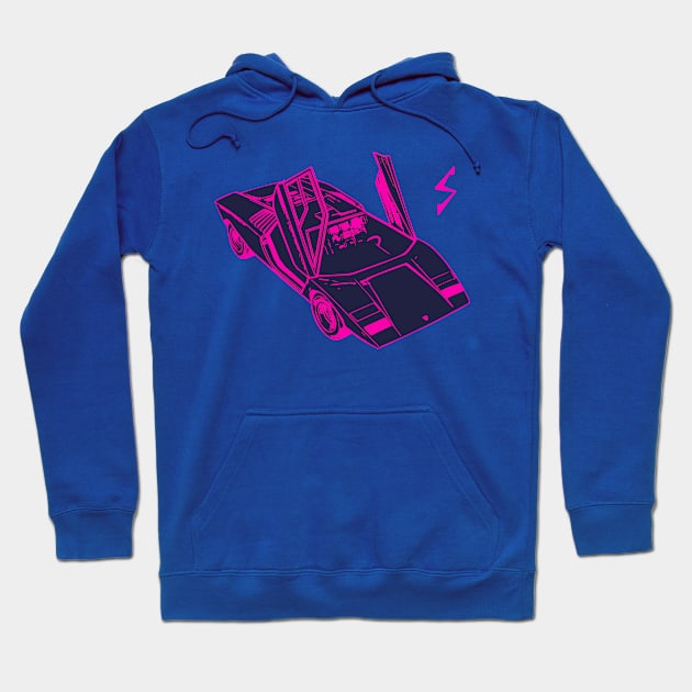 countach lp500 Hoodie by retroracing